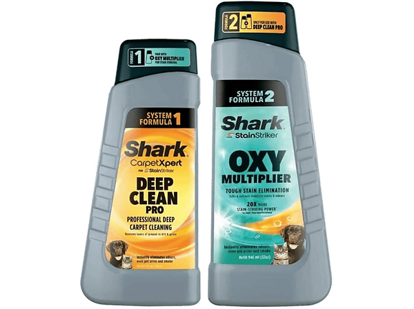 Accesorio aspirador - Shark XSKBSBND200EUT, Para StainStriker PX200, 2 Botellas Solución de Limpieza, Gris