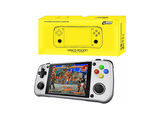 Consola retro portátil - Unico Pocket NeoGeo Gray, 4 LCD IPS, 40 juegos, 2 altavoces, USB-C, Gris