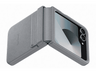 Funda - Samsung Kindsuit Case, Compatible con Samsung Galaxy Z Flip6, Cuero Vegano, Gris