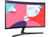 Monitor - Samsung  Essential S36C LS27C366EAUXEN, 27, Full-HD, 4 ms, 60 Hz, Pantalla curva, AMD FreeSync, Negro