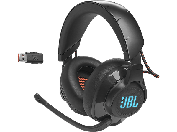 Auriculares gaming - JBL QUANTUM610BLK, Bluetooth, Inalámbrico, 40h, Cancelación de ruido, Negro