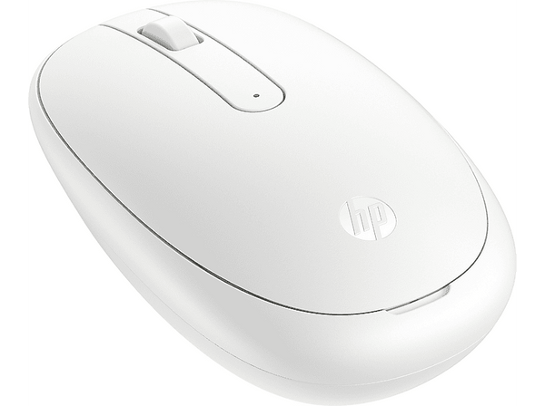 Ratón inalámbrico - HP 240, Bluetooth 5.1, 1600 dpi, Blanco Lunar