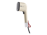 Plancha de vapor vertical - Braun QuickStyle 3 GS3012BG, 1100 W, 70 ml, Vapor 20 g/min, Calentamiento rápido, Beige