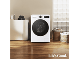 Lavadora carga frontal - LG F2X50S8TLB, 8 kg, 1200 rpm, 12 programas, AI Wash™, TurboWash™ 360°, Clase A-30%, Blanco