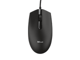 Ratón - Trust Basi, Por cable, 1200 dpi, USB, Óptico, Negro