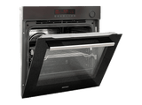 Horno - KOENIC KBO 611-1 B A1, 77 l, Anchura 59.5 cm, Grill, Función de aire caliente y descongelación, Negro