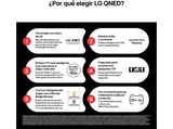 TV QNED 50 - LG 50QNED82A6B, UHD 4K, Procesador Inteligente α7 AI Processor 4K Gen8, Smart TV, DVB-T2 (H.265), Ashed Blue
