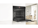 Horno compacto - Bosch HBG724AB1, Multifunción, Limpieza por agua, 71 l, 59.4 cm, Negro