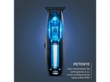 Barbero - Rowenta TN1851, 90 min, Cuchillas DLC con recubrimiento de carbono tipo diamante, Negro y azul