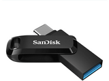 Pendrive para móvil 256 GB - SanDisk Ultra Dual Drive Go, 2 en 1, USB-C, USB-A, 3.1, OTG, 150 MB/s, Negro