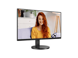 Monitor - AOC U27B3AF, 27 UHD 4K, 60 Hz, 4 ms GtG, IPS, Adaptive Sync, Sin marco en 3 lados, Luz azul baja, HDR10, Negro