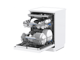Lavavajillas - Midea MDWEF1433DW-WA, 14 Servicios, 6+3 Programas, 59.8 cm Ancho, WiFi, Auto Door Open, BLDC Motor, Blanco