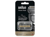 Recambio para afeitadora - Braun 96M, Compatible con afeitadoras Series 9 PRO+, Plata