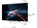TV QLED 43 - Haier Q8 Series H43Q800UX, Smart TV (Google TV), HDR 4K, Direct LED, Dolby Atmos-Vision, Negro