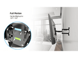 Soporte TV - ISY ITV 3600, De 48- 85, VESA max. 600 x 400 mm, Carga máx. 50 kg, Full Motion, Negro