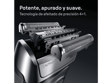 Afeitadora - Braun Series 8 8603s, SensoAdapt, 60 min autonomía, Afeitado en seco y en mojado, Gris