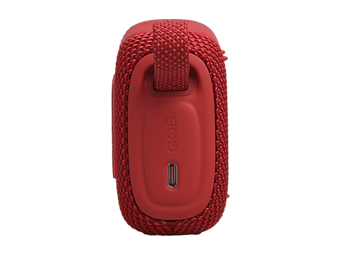 Altavoz bluetooth - JBL Go 5, 4.8 W, Bluetooth, Autonomía 10 horas, Iluminación ambiental, IP68, Rojo