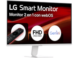 Monitor - LG 32U501SB-W, 32  Full-HD, 120 Hz, 5 ms, Altavoces integrados, Blanco