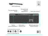 Teclado numérico - Logitech Signature Slim Solar+, Bluetooth, Alimentación por luz solar y artificial, Multidispositivo, PC-Mac, Personalizable, Negro