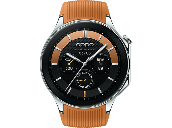 Smartwatch - OPPO Watch X, 1,43” AMOLED, Autonomía de hasta 12 días, Snapdragon W5 Gen 1, 32 GB, 2 GB RAM, Mars Brown
