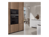 Microondas con grill integrable - LG MG7Z2593D, 900 W, 8 niveles, 25 l, Cristal negro
