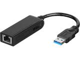 Adaptador USB - D-Link DUB-1312, Tarjeta de Red USB 3.0, Gigabit Ethernet (10/100/1000 Mbps), Windows, Linux, MacOS