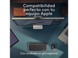 Ratón inalámbrico - Logitech MX Anywhere 3S para Mac, Bluetooth, 8000 DPI, Multidispositivo, Carga rápida, Botones personalizables, Negro