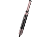 Moldeador - Cecotec Bamba CeramicCare 2in1 AirGlam Black, Tecnología Coanda, Cerámico y keratina, Motor digital, 3 temperaturas, 3 modos, Black Rose