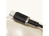 Cable USB - Baseus Dura, USB a USB-C, 100 cm, 60W, Carga rápida, Ultrarresistente, Negro y Dorado