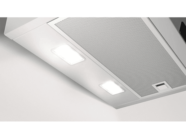 Campana decorativa - Balay 3BC567GBH, 4 velocidades, 431 m³/h, Home Connect, Motor Extra Silencio , 60 cm, Cristal Blanco
