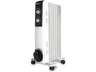 Radiador -  Orbegozo RF 1500, Termostato, Luces LED, 1500 W, De aceite, Blanco