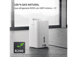 Deshumidificador - Rowenta Extreme Dry Compact DH5250, 14L/día, Depósito 3l,  Superficie 40m², Silencioso, Blanco