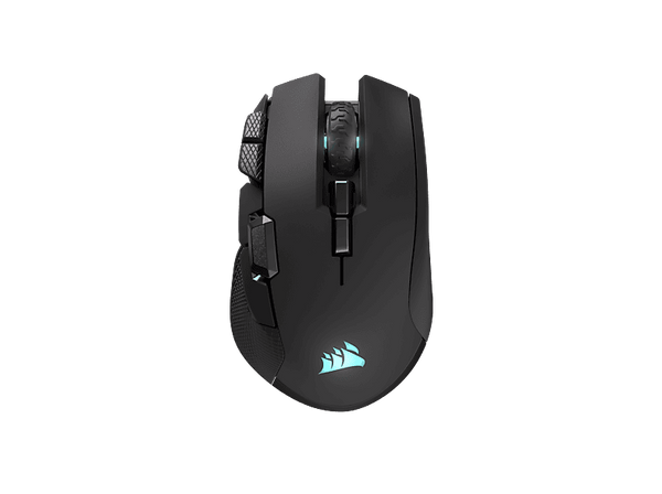 Ratón gaming - Corsair IRONCLAW RGB WIRELESS SE, Inalámbrico, 100-26.000 PPP, 285h Autonomía, Ergonómico, Negro