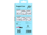 Funda - Isy ISC 6106, Compatible con iPhone 16, Resistente a Golpes, Soporte Plegable Integrado, Negro