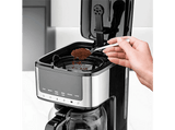 Cafetera de goteo - Ufesa Ariccia 14, 900 W, 1.8 l, 14 tazas, Negro y Plata