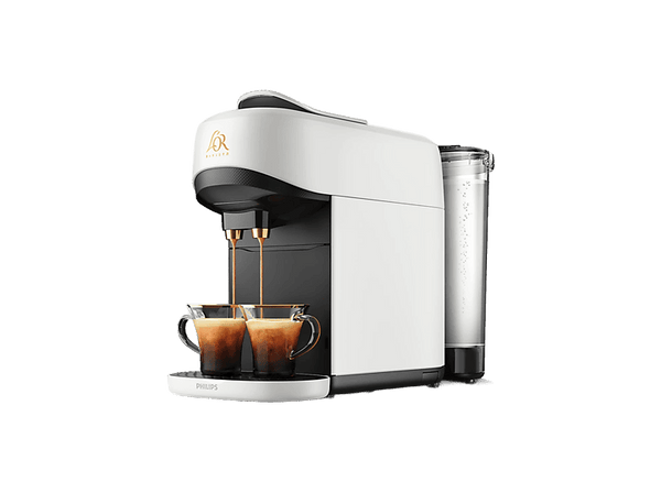 Cafetera de cápsulas - Philips LM9512/00 L'OR BARISTA ABSOLU, Presión Máx. 19.0 bar, Capacidad depósito 1.2 l, 1450 W, Blanco