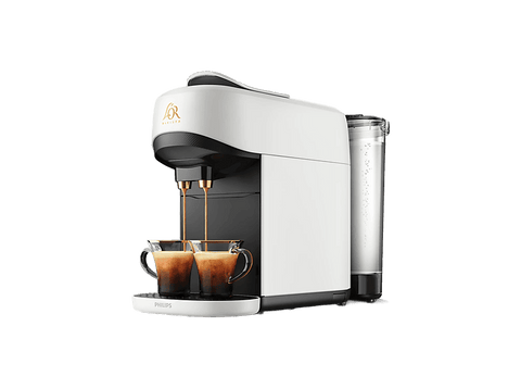 Cafetera de cápsulas - Philips LM9512/00 L'OR BARISTA ABSOLU, Presión Máx. 19.0 bar, Capacidad depósito 1.2 l, 1450 W, Blanco