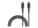 Cable USB - CellularLine, Cable de carga ultrarrápida, 100W con tecnología 5A, Tipo C a Tipo C, 200 cm, Para portátil o smartphone