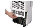 Deshumidificador - Jocel JDE001405, Capacidad del depósito 2L, 25m², 2 Velocidades, Eliminación de humedad 12L/día, Blanco