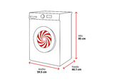 Lavadora secadora - Haier X Series 11 HWD120-BD16397EU1, 12 kg +7 kg, 1600 rpm, 18 programas, Motor Direct Motion, Blanco