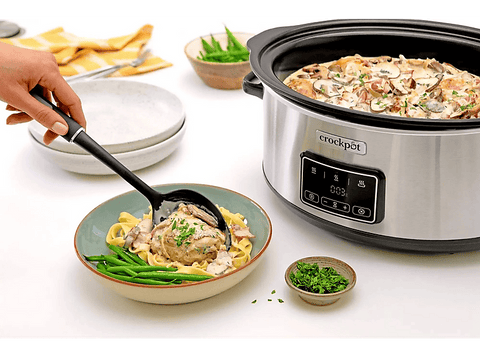 Robot de cocina - Crockpot CSC112X, 270W, 6.5l, Acero inoxidable