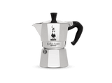 Cafetera tradicional - Bialetti Moka Express+ Café Clásico 250 gr, Aluminio, Plata