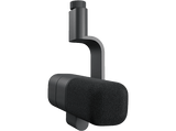 Micrófono - Logitech G Yeti Studio, de difusión XLR dinámico activo con Clearamp, Doble diafragma, Supercardioide, Suspensión antivibraciones, Negro