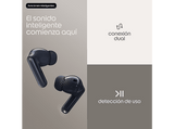Auriculares True Wireless - motorola moto buds 2 plus, 9h Autonomía, Cancelación activa de ruido, CrystalTalk AI, IPX54, Bluetooth, PANTONE Silhouette