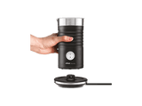 Espumador de leche - Ufesa Nuvella, 600W, Capacidad máx. 200ml, 3 Funciones: Espuma Caliente, Espuma Fría, Calienta Leche, Tecnología Magnética, Negro