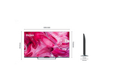 TV QLED 55 - Haier S90 Series H55S90GUX, QLED 4K HDR10+, Google TV, Dolby Atmos, Sonido KEF, Gaming 144Hz, Negro