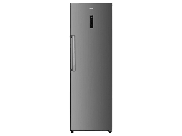 Frigorífico una puerta - KOENIC KFR 631 E NF IN, No Frost, 185 cm, 359 l, Touch Control, Inox