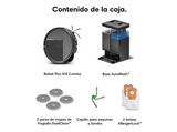 Robot friegasuelos - IRobot Roomba® 515 Combo, Autonomía de 90 días, 22000 Pa, Tecnología Antienredos, Negro