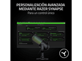 Micrófono - Razer Seiren V3 Chroma, USB, Iluminación reactiva para juegos y streaming con tecnología Razer Chroma RGB, Negro