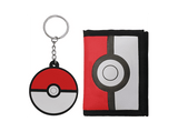 Pack Merchandising - Sherwood Pokemon - Set billetera + Llavero Pokeball, Licencia Oficial